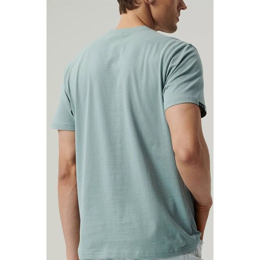 Atlantic t-shirt męski NMT-033-NIEBIESKI, Kolor niebieski, Rozmiar S, ATLANTIC ze sklepu Primodo w kategorii T-shirty męskie - zdjęcie 180358369