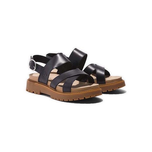Timberland Skórzane sandały &quot;Clairemont Way&quot; w kolorze czarnym Timberland 41 okazja Limango Polska