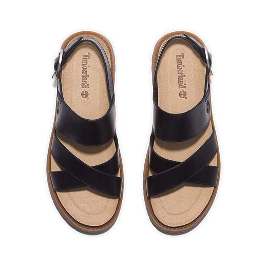 Timberland Skórzane sandały &quot;Clairemont Way&quot; w kolorze czarnym Timberland 41 wyprzedaż Limango Polska
