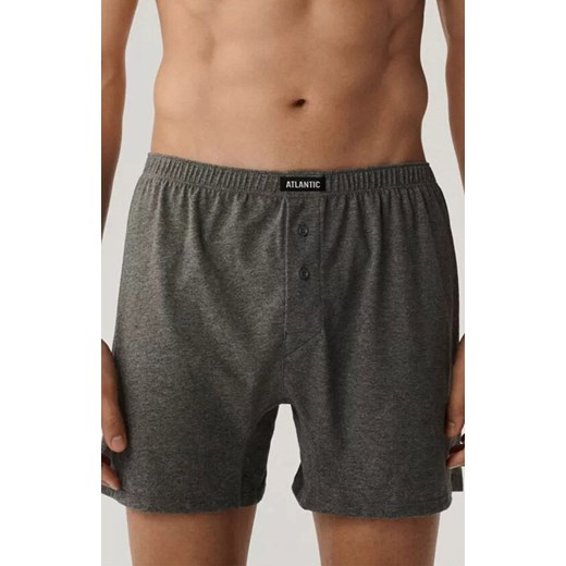 Atlantic 2-pack bokserki męskie luźne 2BMB-003-CZA/SZMC, Kolor czarno-szary, Rozmiar S, ATLANTIC ze sklepu Intymna w kategorii Majtki męskie - zdjęcie 180359009