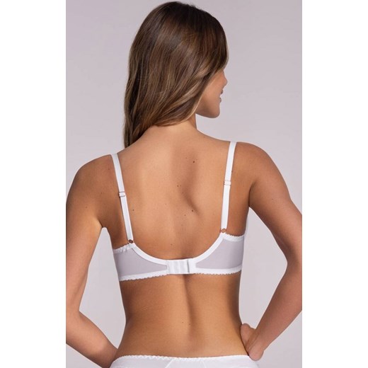 Biustonosz usztywniany full cup AV 1263, Kolor biały, Rozmiar 70J, Ava ze sklepu Intymna w kategorii Biustonosze - zdjęcie 180359145