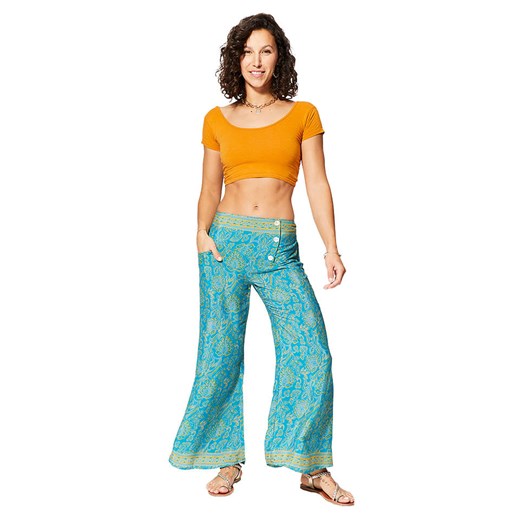 Ipanima Spodnie w kolorze turkusowym ze sklepu Limango Polska w kategorii Spodnie damskie - zdjęcie 180359386