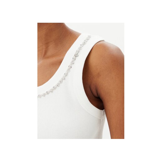 Bluzka damska Marella biała z okrągłym dekoltem 