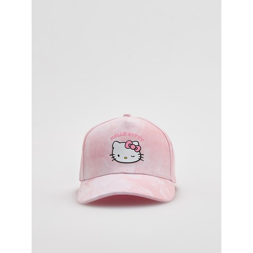 Reserved - Czapka z daszkiem Hello Kitty - pastelowy róż ze sklepu Reserved w kategorii Czapki dziecięce - zdjęcie 180361797