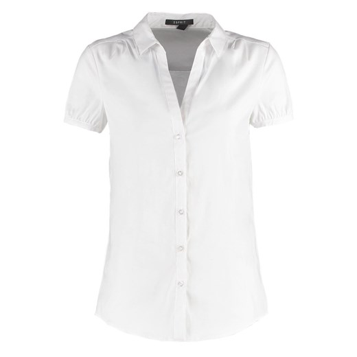 Esprit Collection Koszula white zalando szary bawełna
