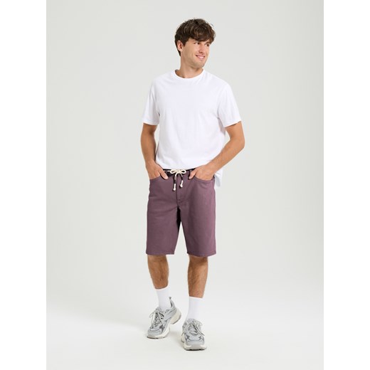 Sinsay - Szorty jeansowe - fioletowy Sinsay 30 Sinsay