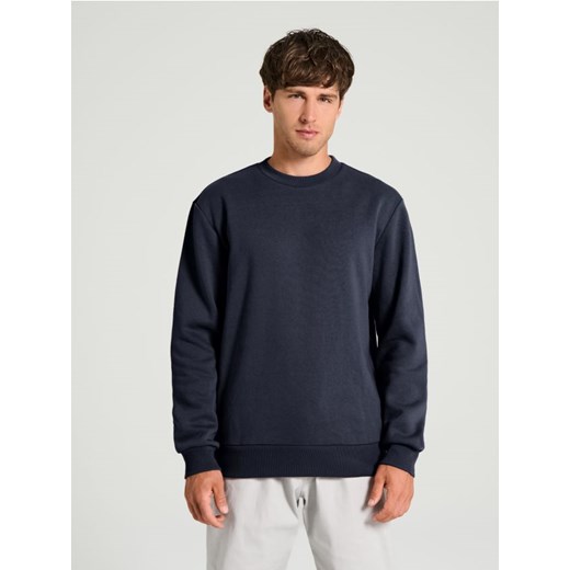 Sinsay - Bluza z długimi rękawami - granatowy ze sklepu Sinsay w kategorii Bluzy męskie - zdjęcie 180362877