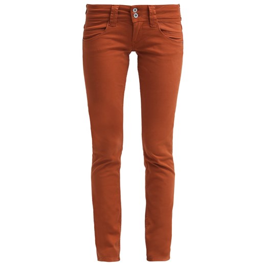 Pepe Jeans VENUS Jeansy Straight leg dark tangerine zalando brazowy abstrakcyjne wzory