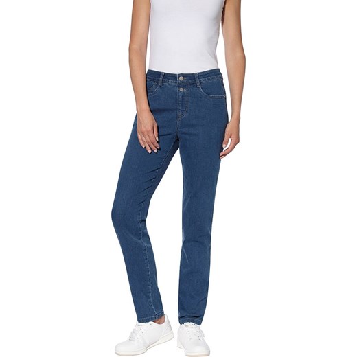 Heine Dżinsy - Slim fit - w kolorze niebieskim ze sklepu Limango Polska w kategorii Jeansy damskie - zdjęcie 180365777