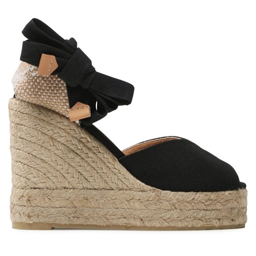Espadryle Castañer Bilina/8ED/001 Czarny Castañer 41 okazyjna cena eobuwie.pl