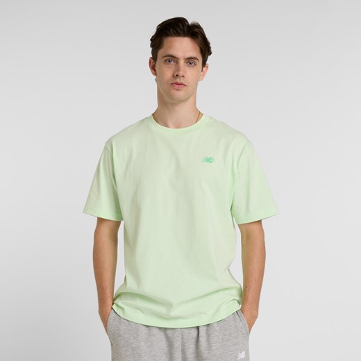 Koszulka męska New Balance MT41533MEW – zielona ze sklepu New Balance Poland w kategorii T-shirty męskie - zdjęcie 180366118
