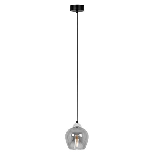 Szara lampa wisząca ze szklanym kloszem - J049-Sotuna Lumes One Size Edinos.pl