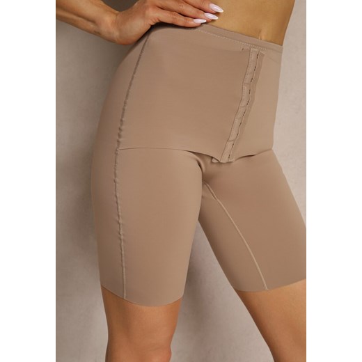 Ciemnobeżowa Bielizna modelująca Majtki Typu Szorty High Waist Liradelle ze sklepu renee.pl w kategorii Bielizna wyszczuplająca - zdjęcie 180368557