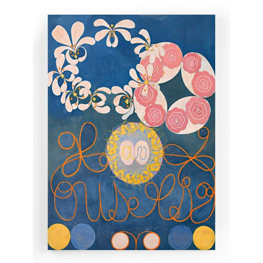 Madre Selva Druk artystyczny &quot;Blue Hilma&quot; - 40 x 60 cm ze sklepu Limango Polska w kategorii Obrazy - zdjęcie 180370039