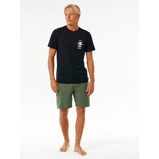 Spodenki męskie Rip Curl z elastanu zielone casual 