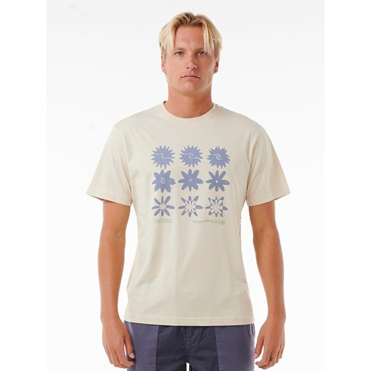 Rip Curl Koszulka w kolorze kremowym ze sklepu Limango Polska w kategorii T-shirty męskie - zdjęcie 180370209