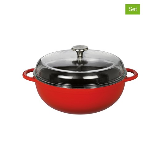 Küchenprofi Patelnia &quot;Marmite&quot; w kolorze czerwonym do duszenia - Ø 28 cm ze sklepu Limango Polska w kategorii Garnki - zdjęcie 180370528
