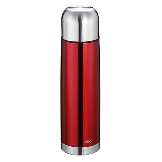 Cilio Butelka termiczna &quot;Colore&quot; w kolorze czerwonym - 750 ml ze sklepu Limango Polska w kategorii Kubki termiczne - zdjęcie 180370559