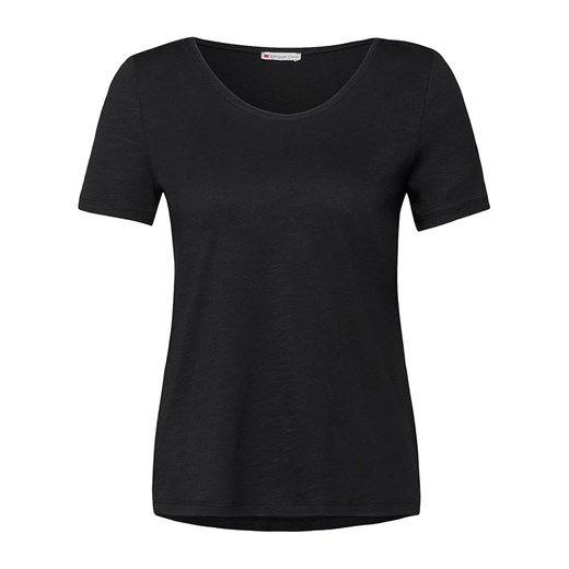 Bluzka damska Street One z krótkim rękawem bawełniana z okrągłym dekoltem 