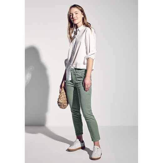 Street One Spodnie - Skinny fit - w kolorze khaki Street One W27/L28 promocyjna cena Limango Polska