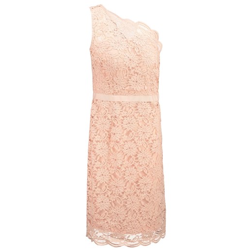 Esprit Collection Sukienka letnia peach opal zalando bezowy abstrakcyjne wzory