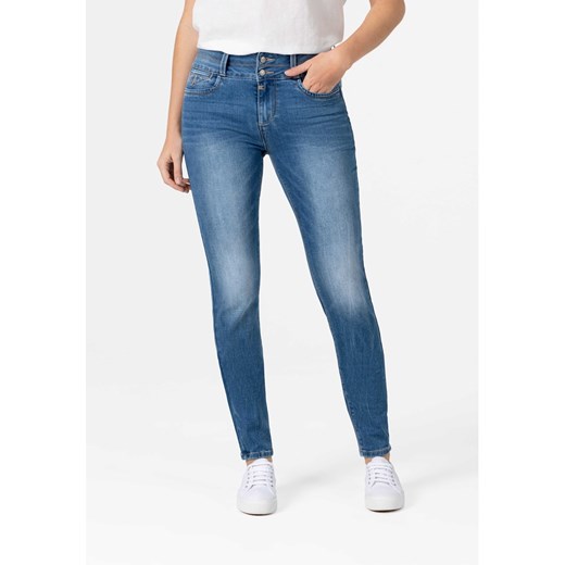 Timezone Dżinsy &quot;Enya&quot; - Slim fit - w kolorze niebieskim ze sklepu Limango Polska w kategorii Jeansy damskie - zdjęcie 180372885