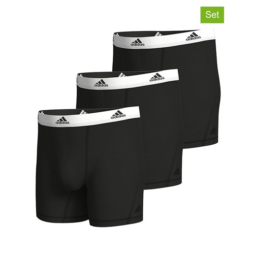 adidas Bokserki (3 pary) w kolorze czarnym S promocyjna cena Limango Polska