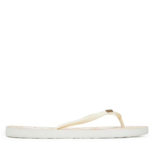 Klapki damskie białe ROXY płaskie 