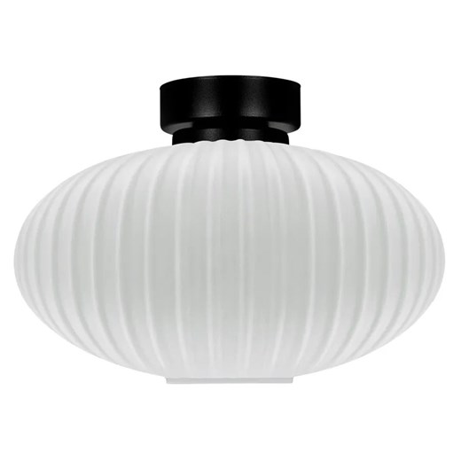 Sufitowa lampa ryflowana biała M9-P57 ze sklepu Edinos.pl w kategorii Lampy sufitowe - zdjęcie 180375296
