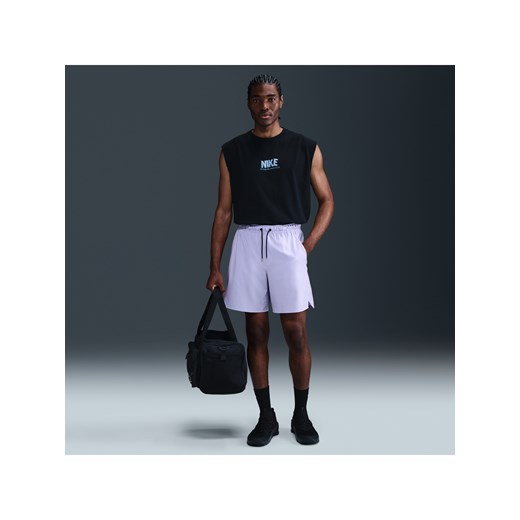 Męskie uniwersalne spodenki bez podszewki Dri-FIT Nike Unlimited 18 cm - Fiolet ze sklepu Nike poland w kategorii Spodenki męskie - zdjęcie 180375479