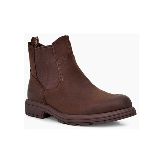 Buty zimowe męskie UGG eleganckie bez zapięcia brązowe jesienne 