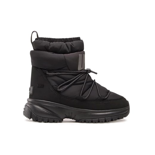 UGG Skórzane botki zimowe &quot;Yose Puffer&quot; w kolorze czarnym ze sklepu Limango Polska w kategorii Śniegowce damskie - zdjęcie 180376799
