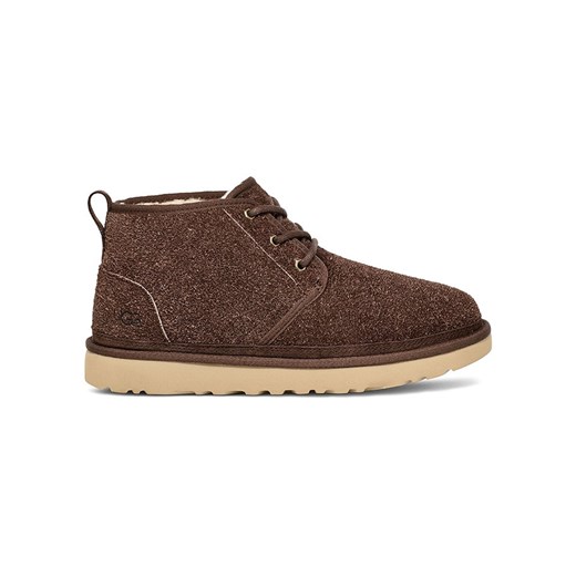 UGG Skórzane botki &quot;Neumel Shaggy&quot; w kolorze brązowym ze sklepu Limango Polska w kategorii Buty zimowe męskie - zdjęcie 180376815