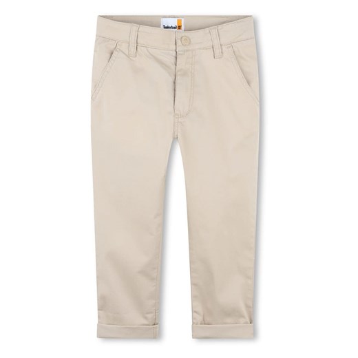 Timberland Spodnie chino w kolorze beżowym ze sklepu Limango Polska w kategorii Spodnie chłopięce - zdjęcie 180377365