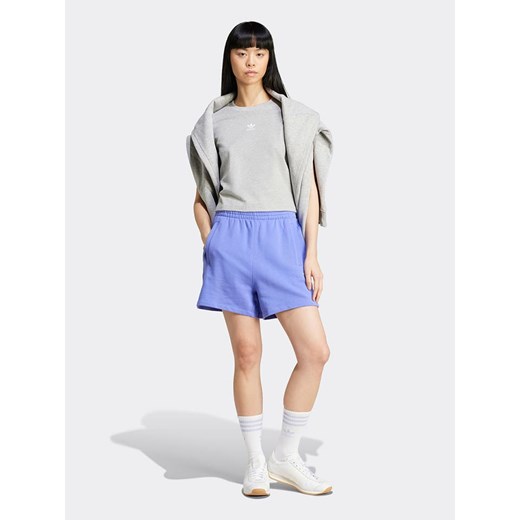 Bluzka damska Adidas z krótkim rękawem z okrągłym dekoltem letnia 