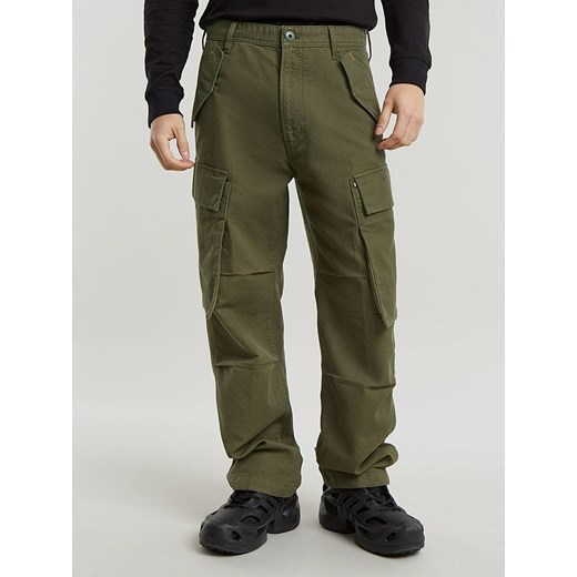 G-Star Bojówki - Regular fit - w kolorze khaki ze sklepu Limango Polska w kategorii Spodnie męskie - zdjęcie 180377889