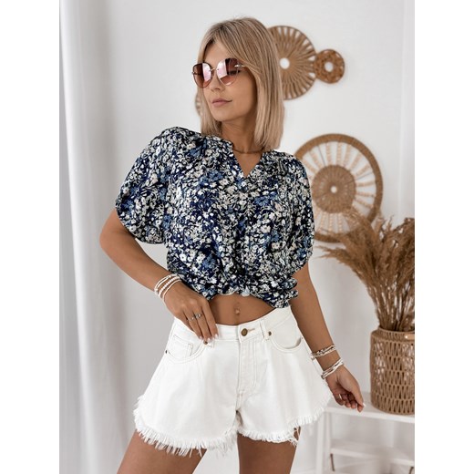 koszula summer granatowa one size ze sklepu UBRA w kategorii Koszule damskie - zdjęcie 180378005