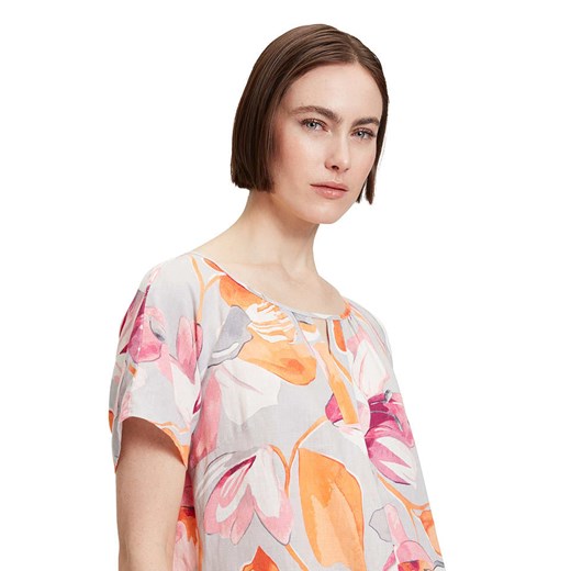 Sukienka BETTY BARCLAY z lnu z krótkim rękawem 