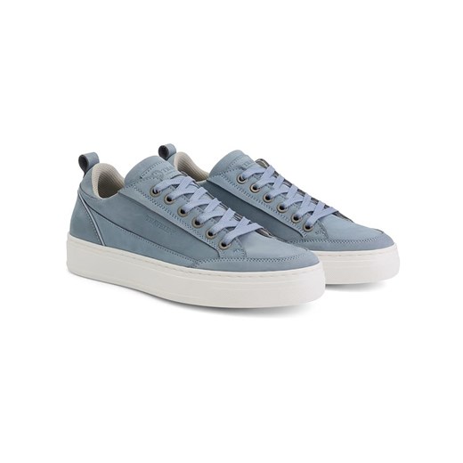 TRAVELIN&apos; Skórzane sneakersy &quot;Cumbria&quot; w kolorze niebieskim ze sklepu Limango Polska w kategorii Trampki damskie - zdjęcie 180378468