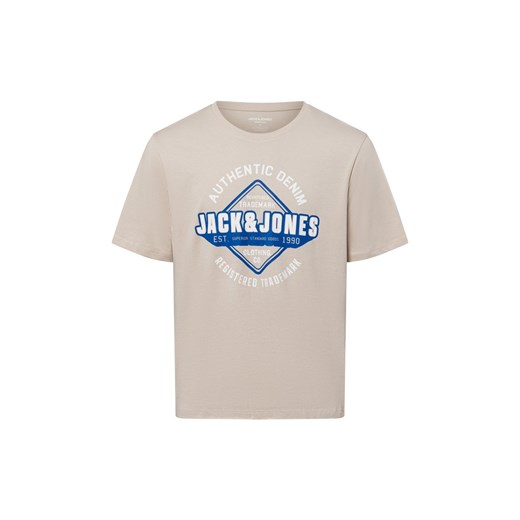 Jack & Jones Koszulka Jack &amp; Jones Mężczyźni Bawełna kitt nadruk ze sklepu vangraaf w kategorii T-shirty męskie - zdjęcie 180379956