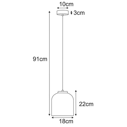 Grafitowa długa lampa wisząca J053-Kanuka Lumes One Size Edinos.pl