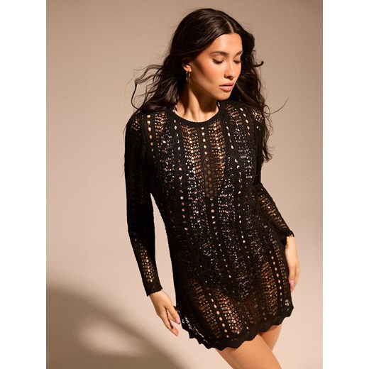 Mohito - Czarna sukienka plażowa mini - czarny Mohito L/XL Mohito