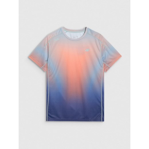 Męska koszulka treningowa 4F x Robert Lewandowski RL9SSS25TFTSM1999 - multikolor ze sklepu Sportstylestory.com w kategorii T-shirty męskie - zdjęcie 180389357