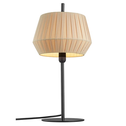 Nordlux Lampa stołowa &quot;Dicte&quot; w kolorze czarno-beżowym - wys. 42,5 x Ø 21 cm ze sklepu Limango Polska w kategorii Lampy stołowe - zdjęcie 180393396