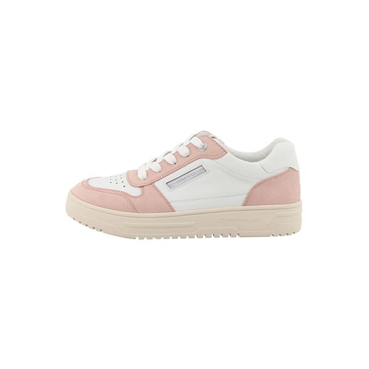 Tom Tailor Sneakersy w kolorze biało-jasnoróżowo-beżowym ze sklepu Limango Polska w kategorii Buty sportowe damskie - zdjęcie 180393686