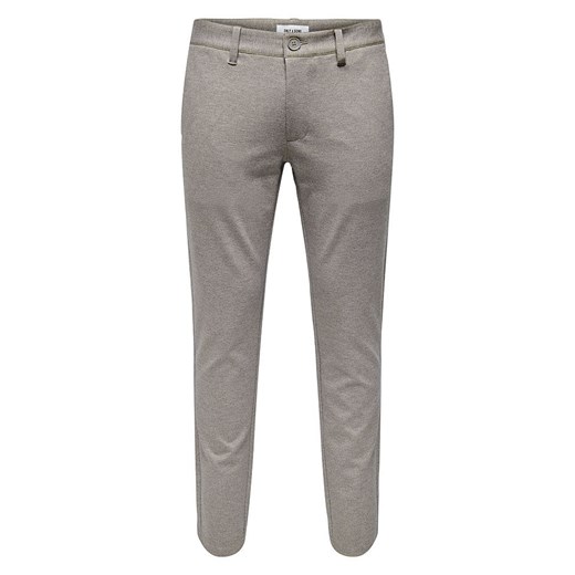 ONLY &amp; SONS Spodnie chino w kolorze szarym ze sklepu Limango Polska w kategorii Spodnie męskie - zdjęcie 180394686