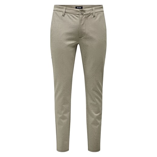 ONLY &amp; SONS Spodnie chino w kolorze beżowym ze sklepu Limango Polska w kategorii Spodnie męskie - zdjęcie 180394688