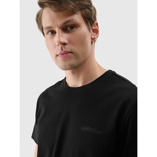 T-shirt męski czarny 4F 