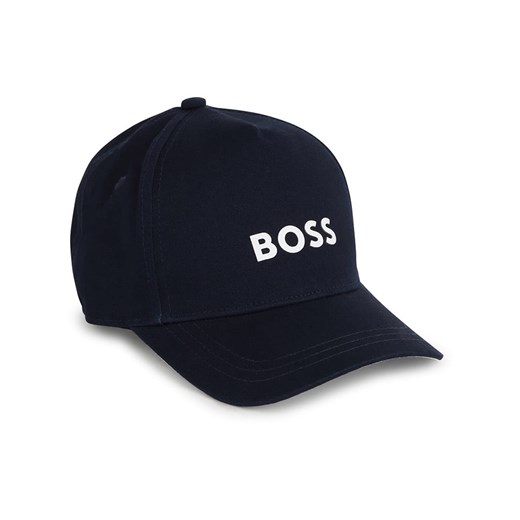 Hugo Boss Kids Czapka w kolorze granatowym ze sklepu Limango Polska w kategorii Czapki dziecięce - zdjęcie 180395168
