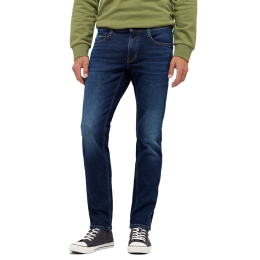 Męskie Spodnie Jeansowe MUSTANG Oregon Slim Denim Blue 1015865 5000 801 ze sklepu YouNeedit.pl w kategorii Jeansy męskie - zdjęcie 180396157